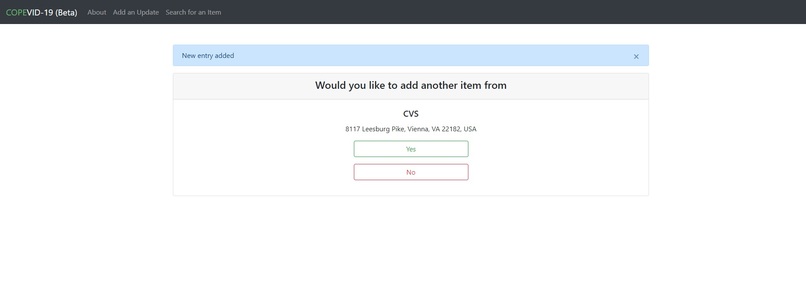 COPEVID-19 Supply Tracker – screenshot 3