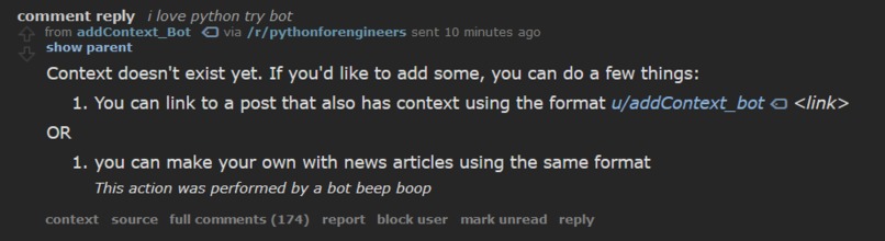 Reddit Contextualizer – screenshot 2