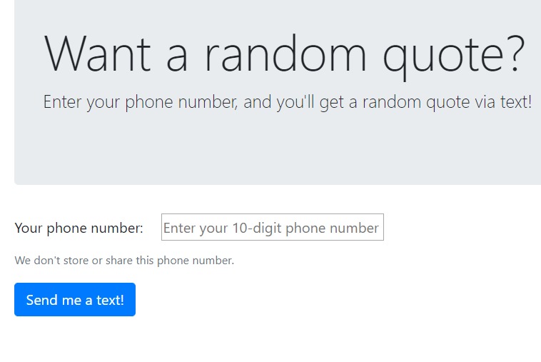 Get Random Quotes – screenshot 1