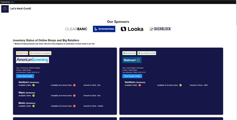 Hack Covid – screenshot 2