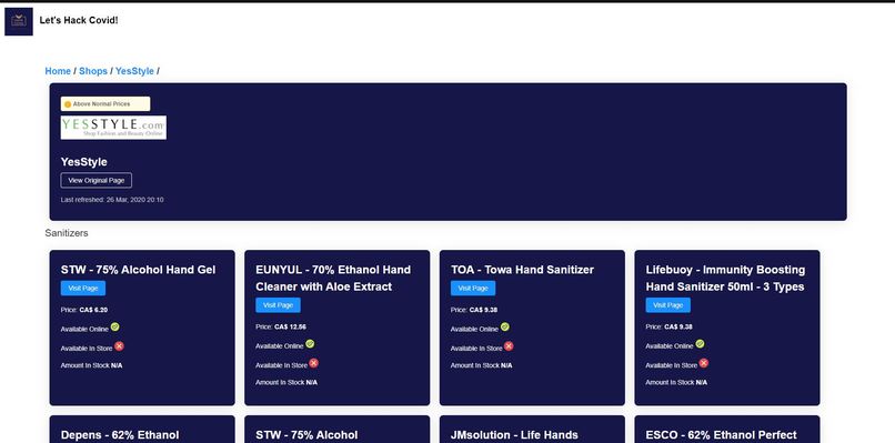 Hack Covid – screenshot 3