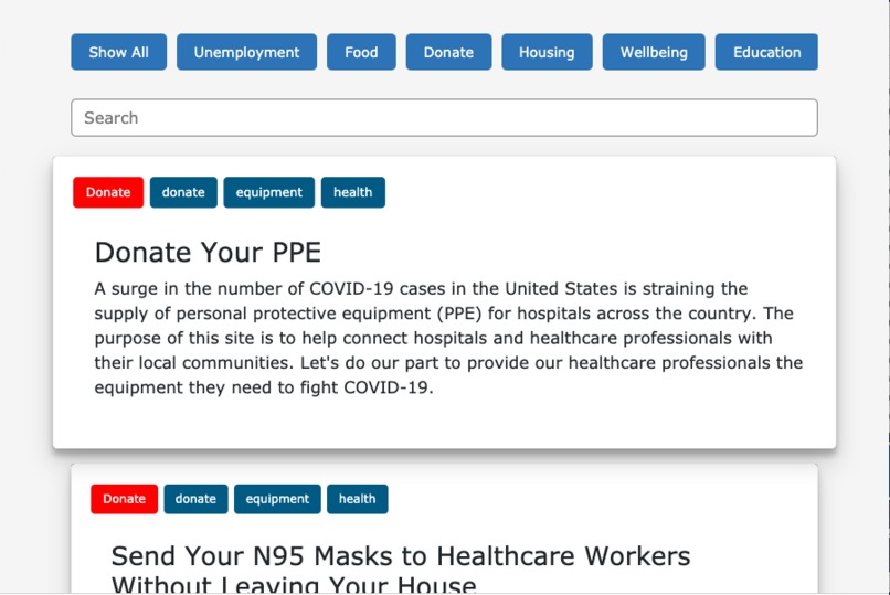 Help Is Here - Resource Aggregator for New Yorkers – screenshot 2