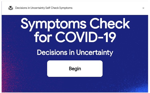 Decisions in Uncertainty Self Check Symptoms – screenshot 1
