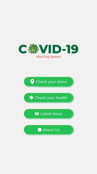COVID-19 Warning System – screenshot 1