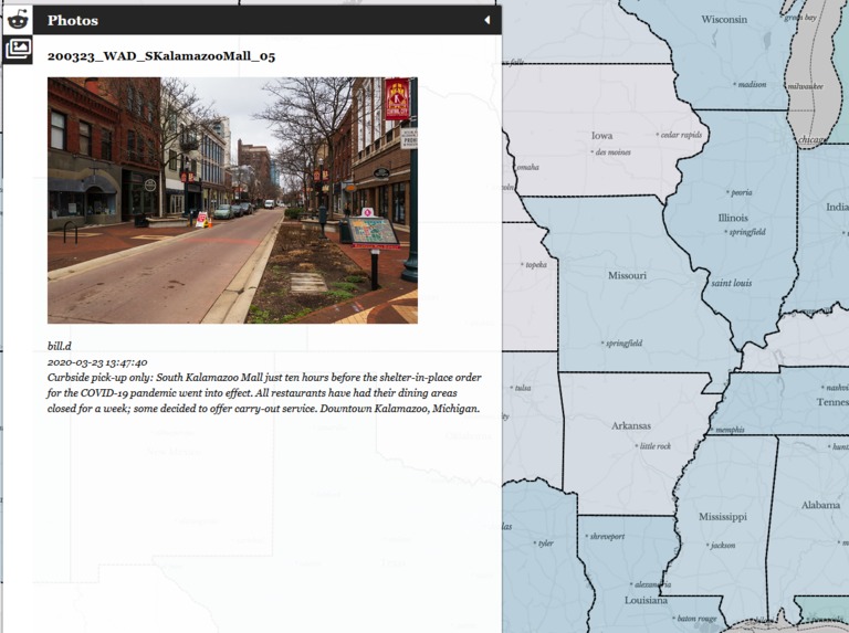 Coronavirus in U.S. Communities, a Map Exploration – screenshot 2