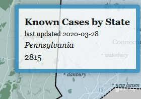 Coronavirus in U.S. Communities, a Map Exploration – screenshot 3
