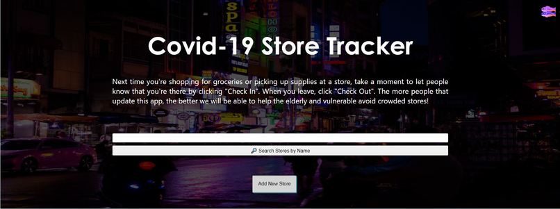 Covid-19 Store Tracker – screenshot 1