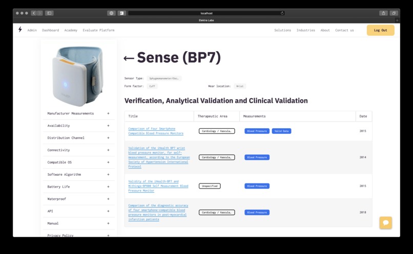 Remote monitoring to support health during COVID-19 – screenshot 2