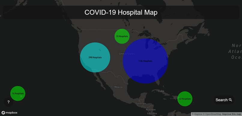 COVID-19 Hospital Map – screenshot 1
