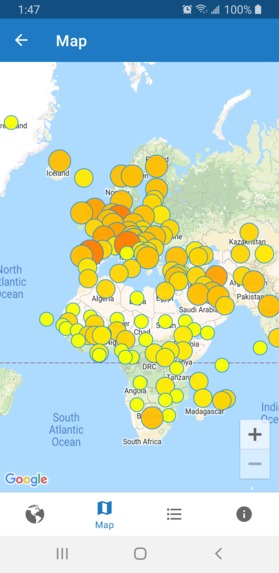 Covid-19 tracker Android – screenshot 5