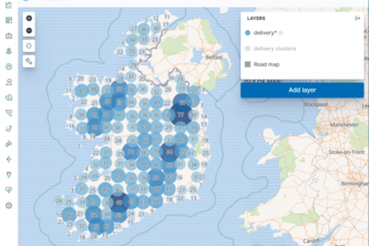 Optimization of delivery routes of food and essential goods