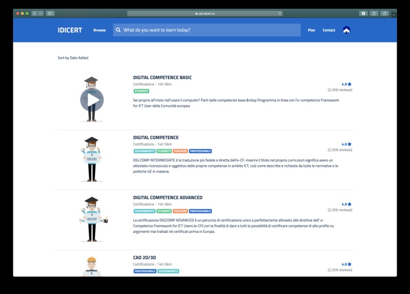 IDCERT - International digital certification – screenshot 2