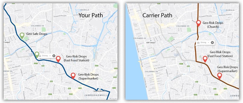 #CoronaTrace with Google Map Location History – screenshot 2