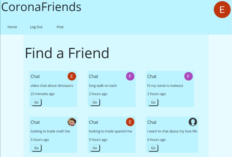 CoronaFriends – screenshot 3