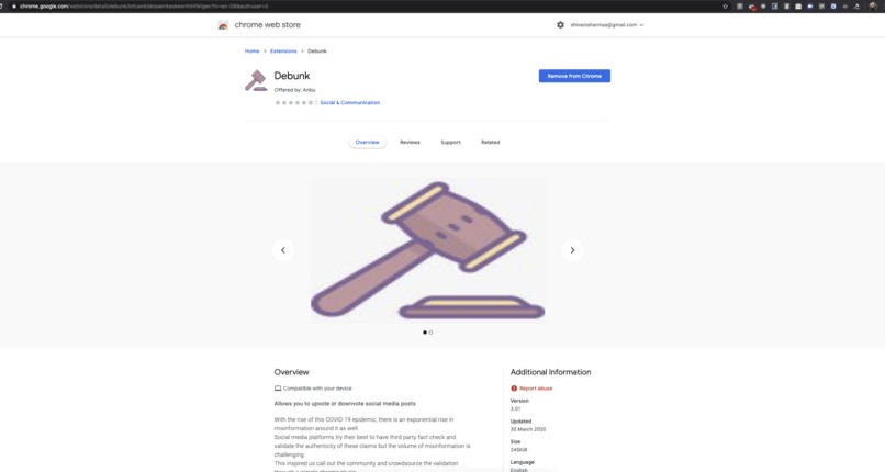 Debunk  – screenshot 3