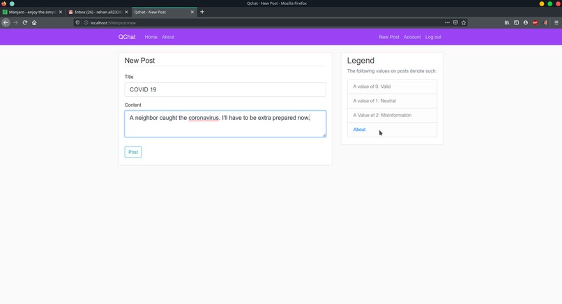QChat – screenshot 3