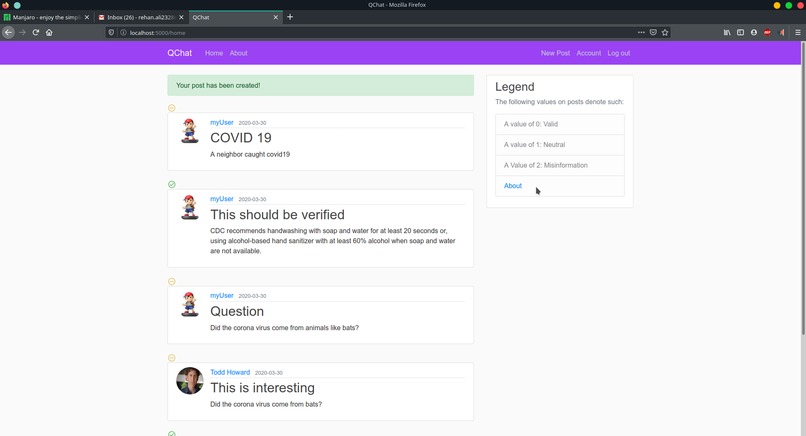 QChat – screenshot 5