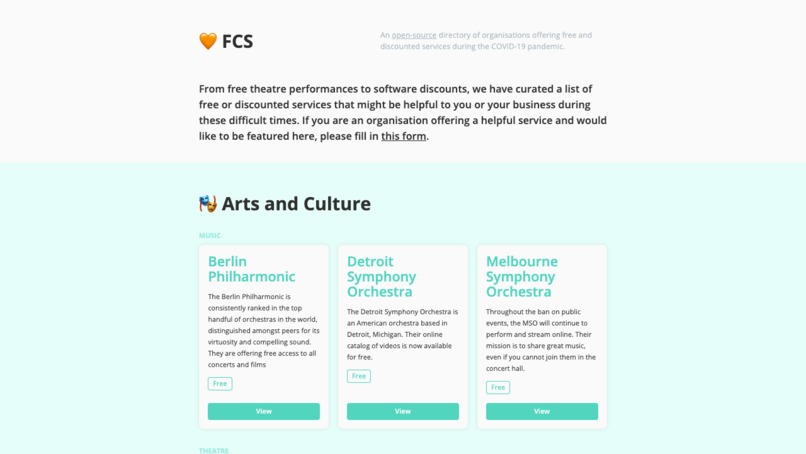 Free Covid Services (FCS) – screenshot 1