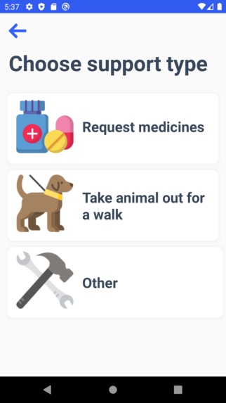 CovAID – screenshot 3