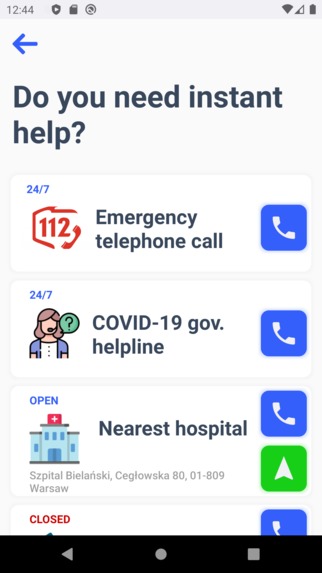 CovAID – screenshot 7