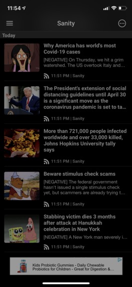 Sanity – screenshot 2