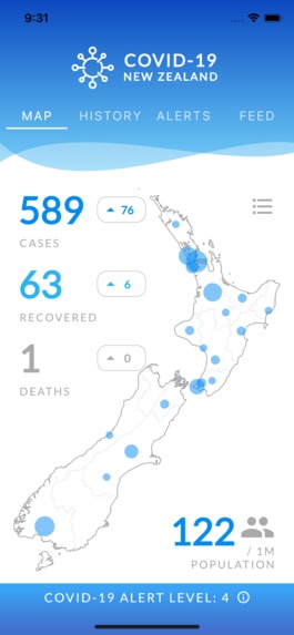 COVID-19 NZ – screenshot 1