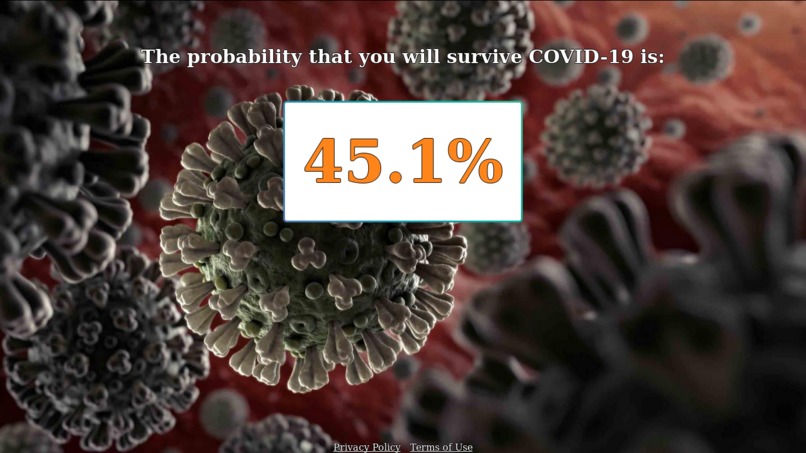 COVID-19 Survival Calculator – screenshot 2