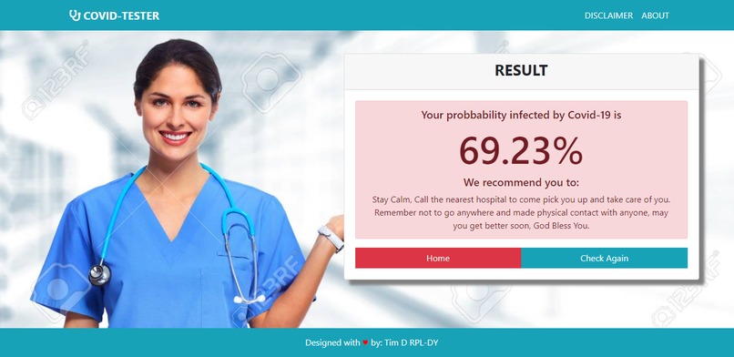 COVID-TESTER – screenshot 3