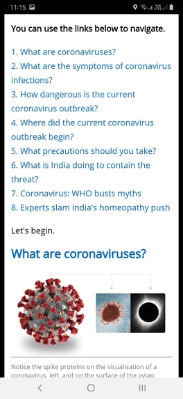 Covid19 Android App – screenshot 4