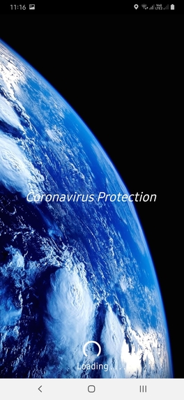 Covid19 Android App – screenshot 1