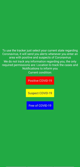 Coronamap – screenshot 2