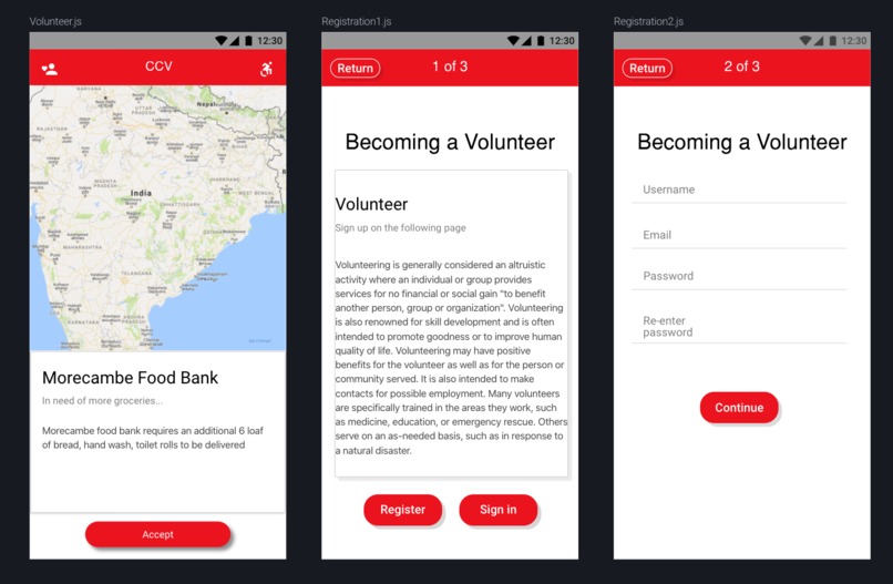 CCV (Connecting Communities to Volunteer) - Covention – screenshot 3