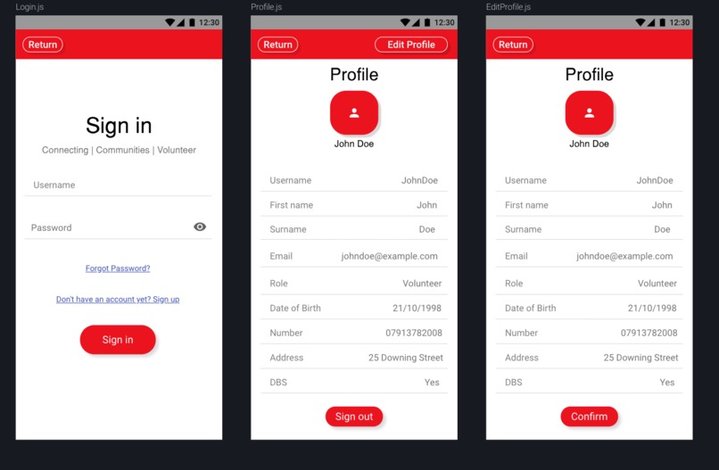 CCV (Connecting Communities to Volunteer) - Covention – screenshot 2