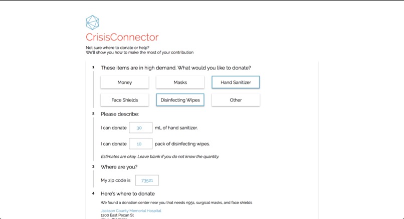CrisisConnector – screenshot 2