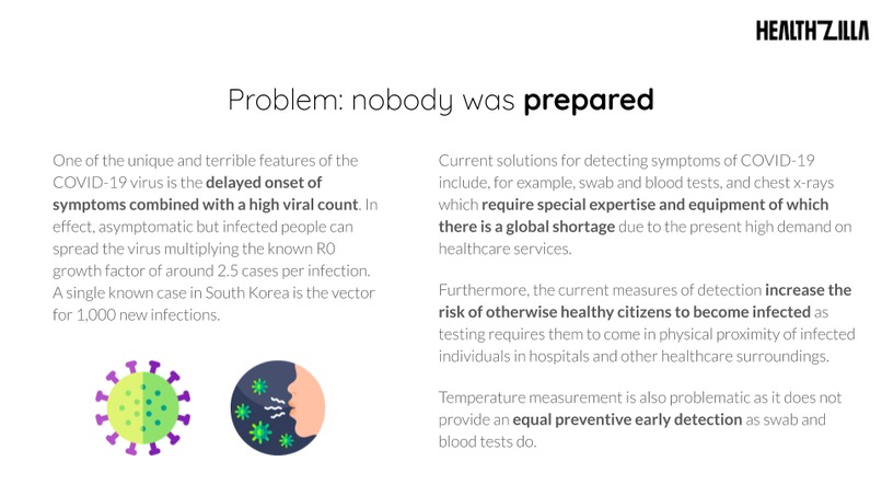 COVID-19 early warning with HRV app – screenshot 1
