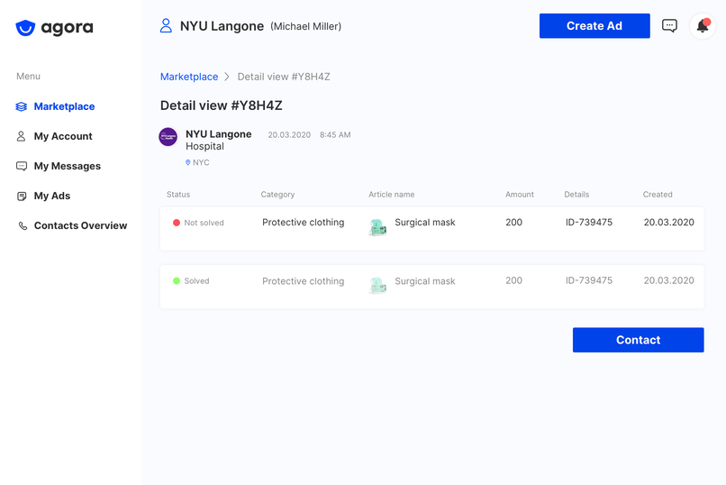 Agora - Streamlining medical supply allocation – screenshot 6