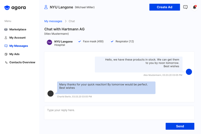 Agora - Streamlining medical supply allocation – screenshot 9
