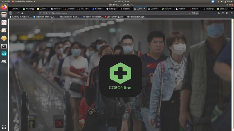 CORONtine – screenshot 1