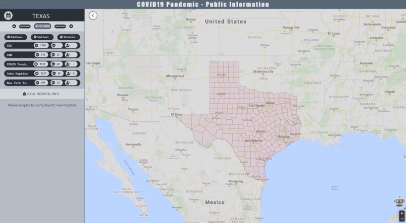 A Transparent, Credible, and Reassuring COVID-19 Info Hub – screenshot 1