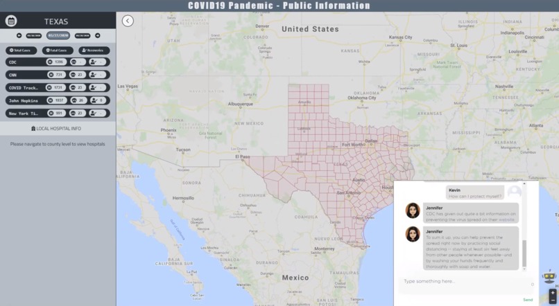 A Transparent, Credible, and Reassuring COVID-19 Info Hub – screenshot 2
