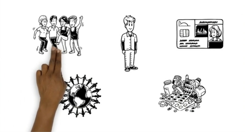 Digital platform for risk groups and chronically ill people – screenshot 1