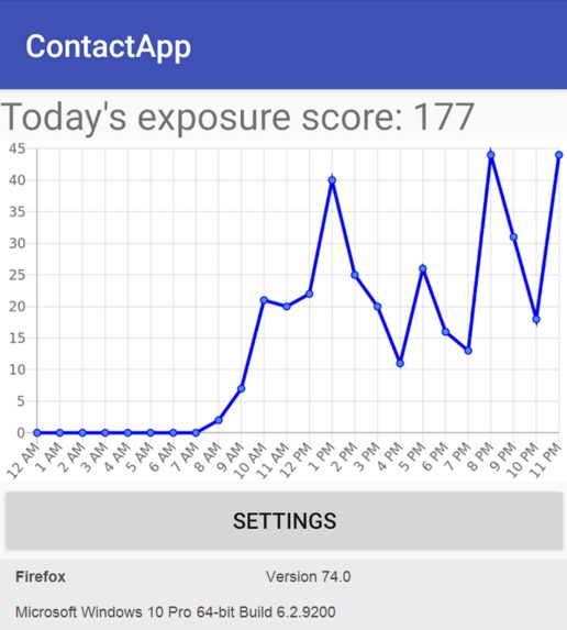 ContactApp – screenshot 1