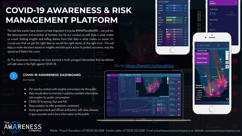 COVID-19 Awareness & Risk Management Platform  – screenshot 3