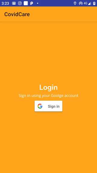 CovidCare – screenshot 1