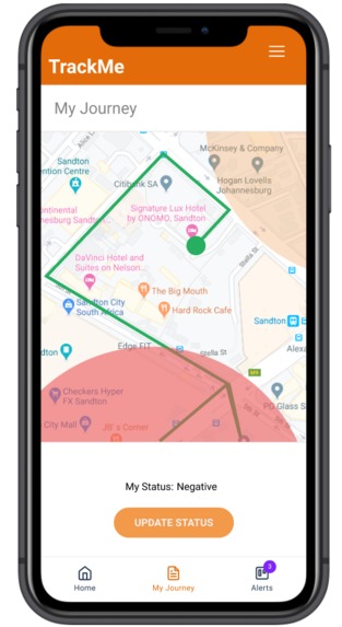 TrackMe Contact Tracer – screenshot 1
