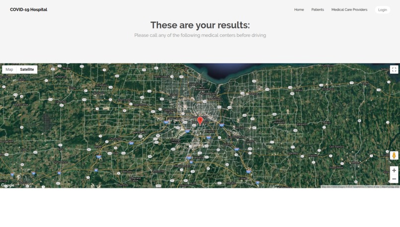 CovidHospital.org – screenshot 7