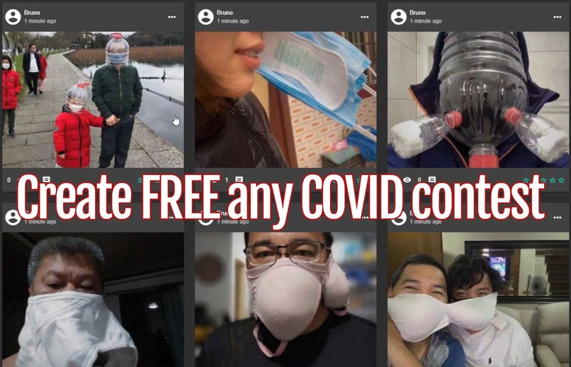 Multimedia platform to organize any contest about COVID 19 – screenshot 1