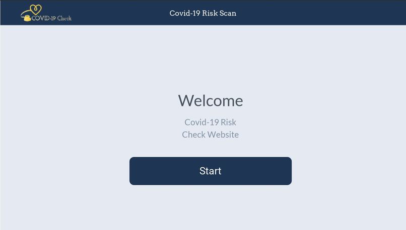 COVID-19 Risk Check Website – screenshot 2
