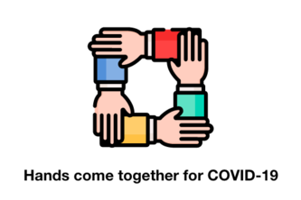 Hands come together for COVID-19