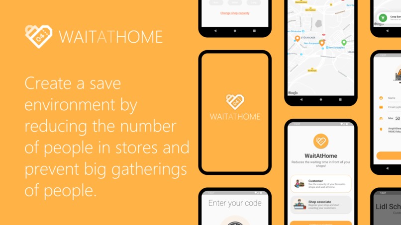 #CodeVsCovid19 - Wait at Home – screenshot 1